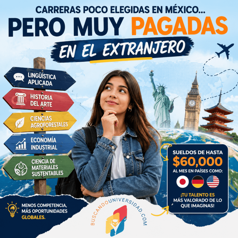 Carreras poco elegidas en México… pero altamente pagadas en el extranjero